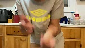 Anna Maria says, 'Watch me dance while doing dishes, part two.'