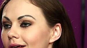 Naughty peach, swallow that cumshot on your face!