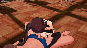 Megumin Konosuba Puts On Bikini For Adult Version On The Floor