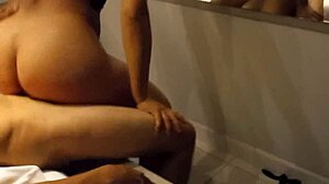 blonde wife cheats with gym teacher while husband watches