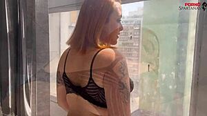 Bia Hot and Nicole Romanoff have juicy sex in the shower