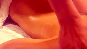 i got a massage and then some threesome in hotel room