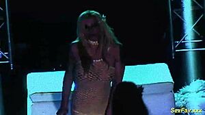 Look At This Wild Flexi Stepmom Naked On Stage!