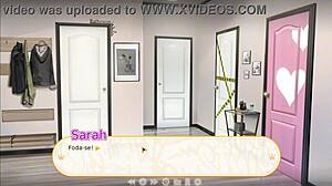 watch naughty aunt rub her giant tits on my big cock