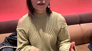 i cum inside this japanese babe's tight pussy doggy style!