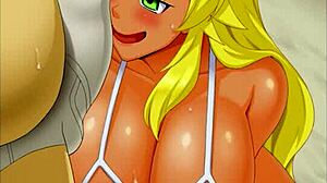 Hentai weeb fucks blond milf bbw