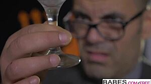 Babes stir trouble on tap with candee licious and jasmine webb