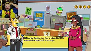 the simpsons game burns mansion parody with big tits and ass!