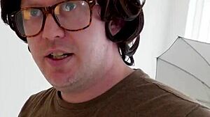 Yorkshire guy sucked by goth chick