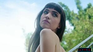 Gorgeous petite playboy babe ivy rose shows off her amazing ass and body