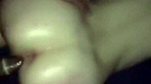 in college, the teen bends over for black guy to clap her white cheeks doggystyle