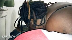 hubby busted jizz on my face while getting ass licked by ebony bbw caught