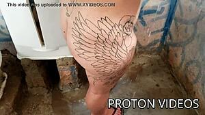 shower time with the hotwife gets steamy