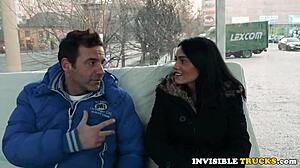 Public Cumswallower Babe Enjoys Giving Brain 😘