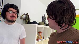 Yorkshire guy sucked by goth chick