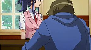 Hentai Waitress Gets Ass Touched and Sucks Me Off