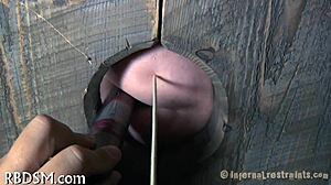 Lusty Caning Session for Tough European Babe