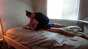 Bound Helpless Boyfriend! Tease Him With Licks, Handjobs, And Tickles On His Nipples!