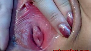 hey, wanna peek at this teen brunette's tight 18+ pussy up close?