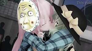 Kokoro's revenge in mmd animation