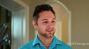 Erotic masseuse oils up her ex husband in nuru session.