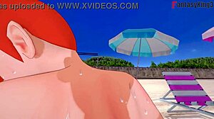 Grown Gwen Tennyson Has Bikini Sex On Beach