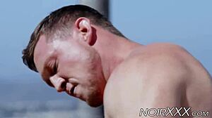 Agent pounds black customer's ass hard.