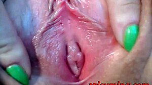 hey, wanna peek at this teen brunette's tight 18+ pussy up close?