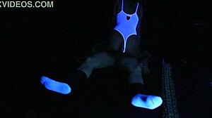 carrie experiences sex under blacklight