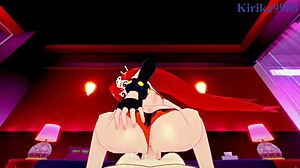 yoko littner enjoys intense sex in gurren lagann hentai