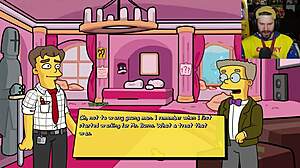 the simpsons game burns mansion parody with big tits and ass!