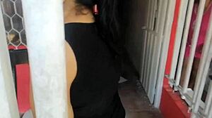 Stranger Advises Brazilian Latina Before Rough Doggystyle Fuck