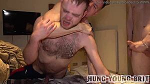 I take this skinny n hung lad in the loo to get him to show ya his dick fuck me man - its gigantic