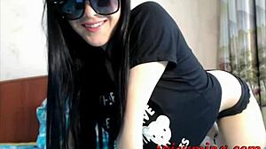 hey, wanna peek at this teen brunette's tight 18+ pussy up close?