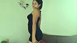 Indian 18-Year-Old Teases with Pussy and Big Ass in Homemade Clip