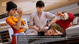 In academy 227, the hentai adventures begin