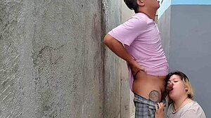 quick outdoor fuck with step sister in law