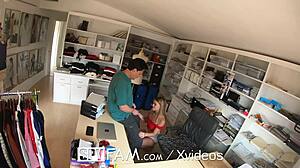 spyfam step sisters suck multiple big dicks in wild brunette compilation action. raw power unleashed in every scene.