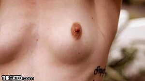 Throated Tattooed Teen 18+ And Big Dick Roughing Her Mouth