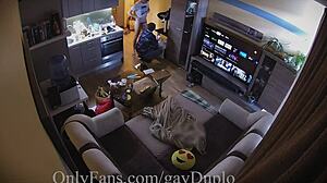 Couple Watches Netflix While Enjoying Homemade Sex With Monster Cock And Cum