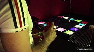 horny babe rides thick cock with tight wet pussy