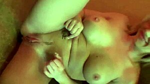 Busty slut Brooke Haven shakes booty in striptease 😏