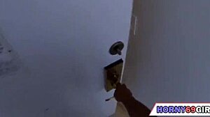 Seducing Cute Girl With Small Tits In Public