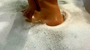 big tits kiara lord enjoys bubble butt bath time