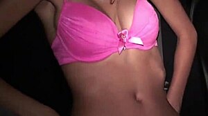 Blonde Cutie Kitty Jane Joins Outdoor Dogging Gangbang with Blowjobs and Banging!