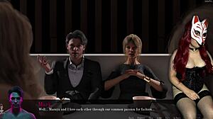 Sin Heels 3: Femdom Footjob in Outdoor Hentai Game