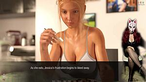 Jessica Oneil in Hard News Episode 30 with Anime-Style Sex in the Bathroom