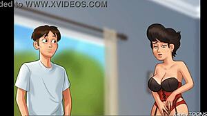 Church Milf Caught with Police Baton in Summertime Saga