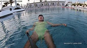 My swimwear becomes see through when wet in the pool