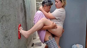 quick outdoor fuck with step sister in law